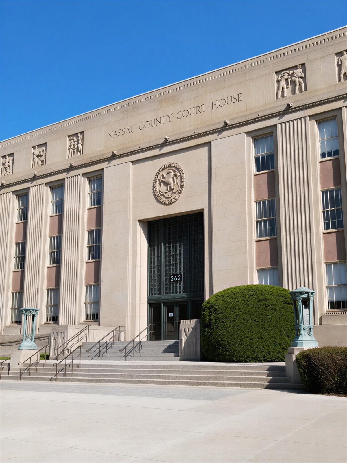 The Nassau County Court House in Mineola