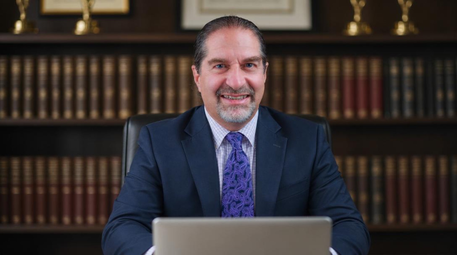 A partner working through a client's financial records